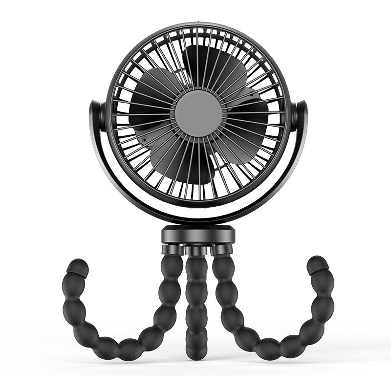 Mini  Octopus Baby Stroller Fan