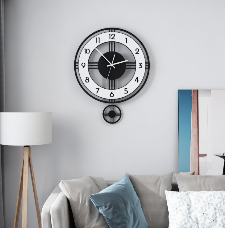 Acrylic Pendulum Modern Design Clock