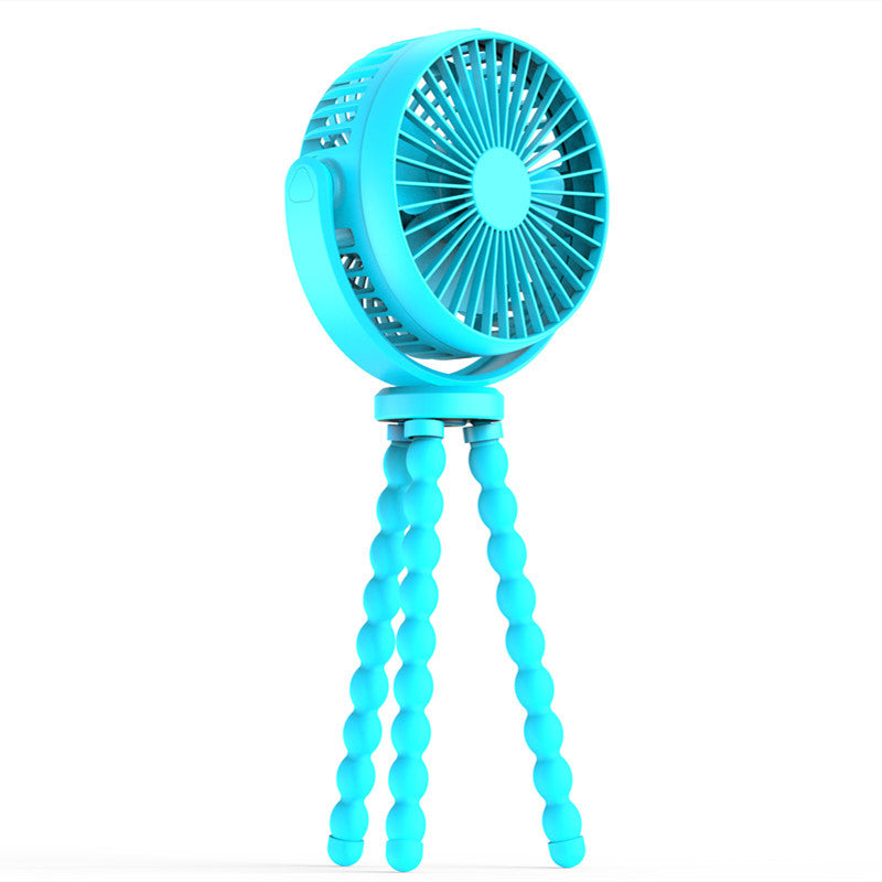 Mini  Octopus Baby Stroller Fan