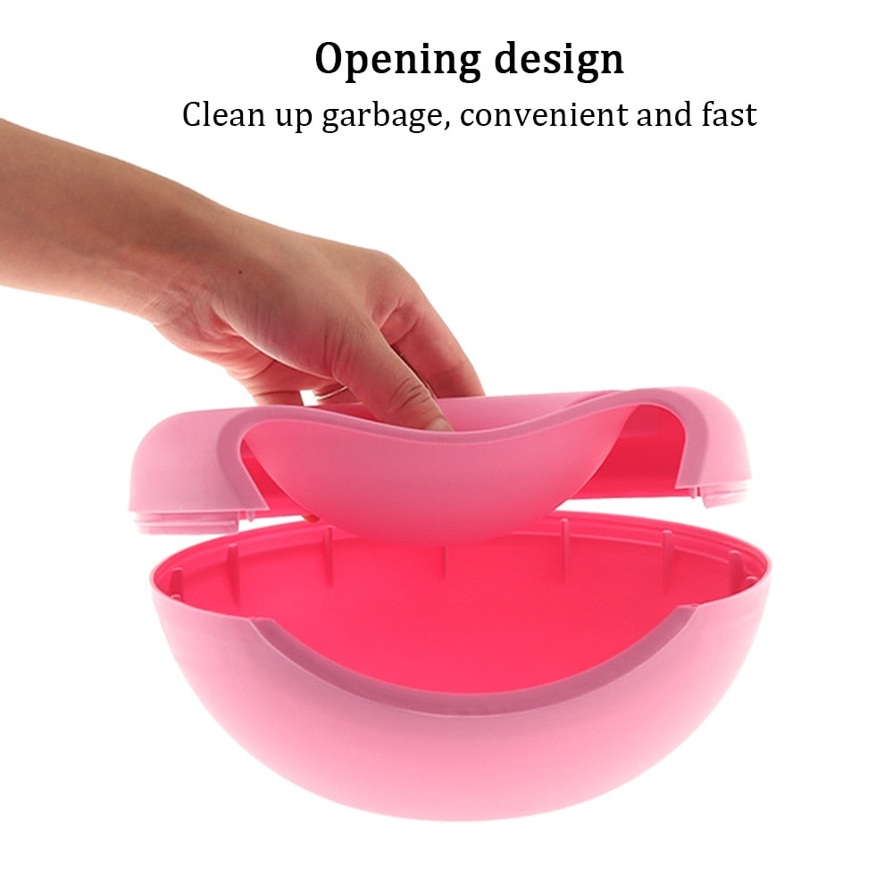 Lazy Snack Bowl Plastic Double-Layer Snack Storage Box