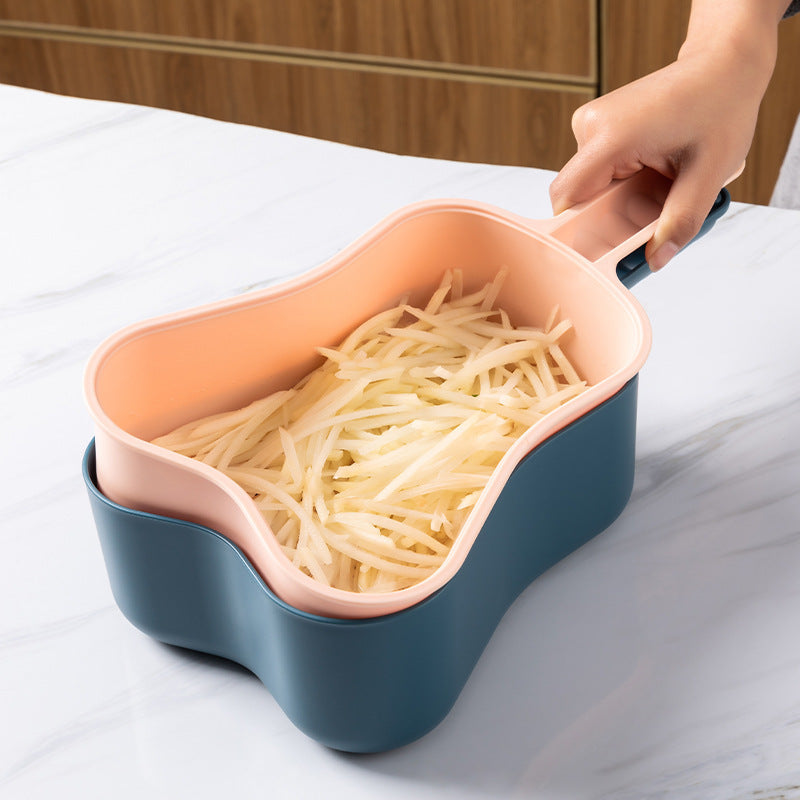 Multi-Function Draining Basket Potato Grater