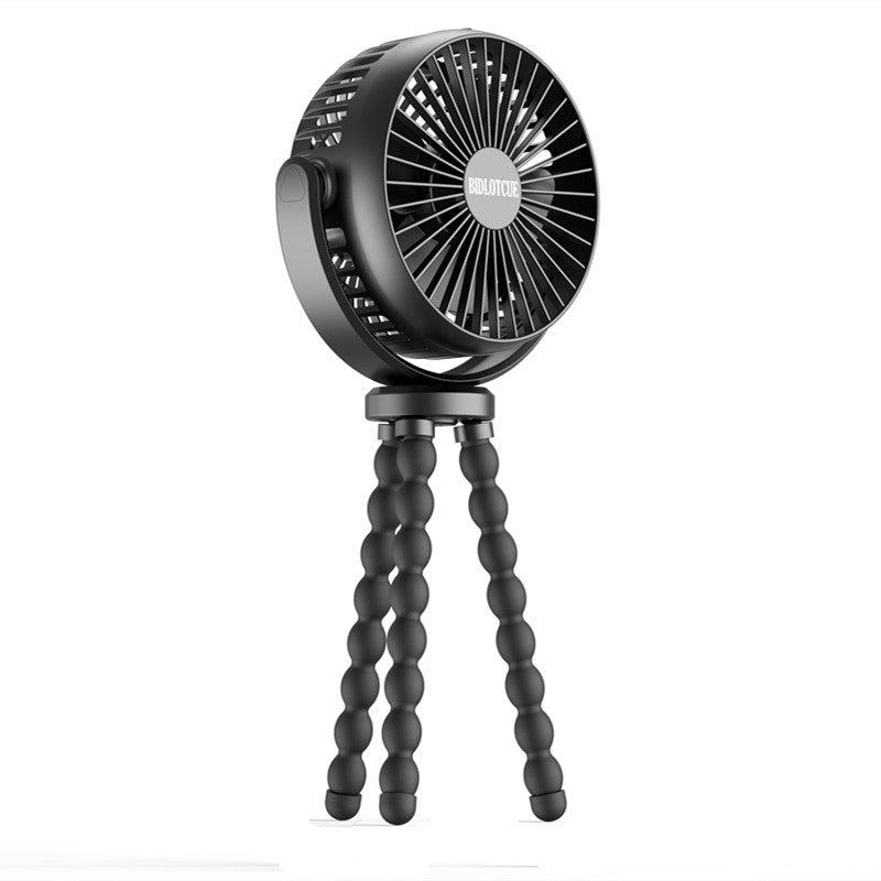 Mini  Octopus Baby Stroller Fan