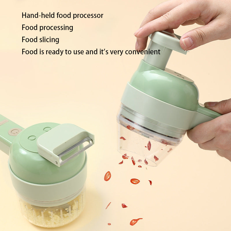 Mini Wireless Electric Mud Artifact Garlic Crusher