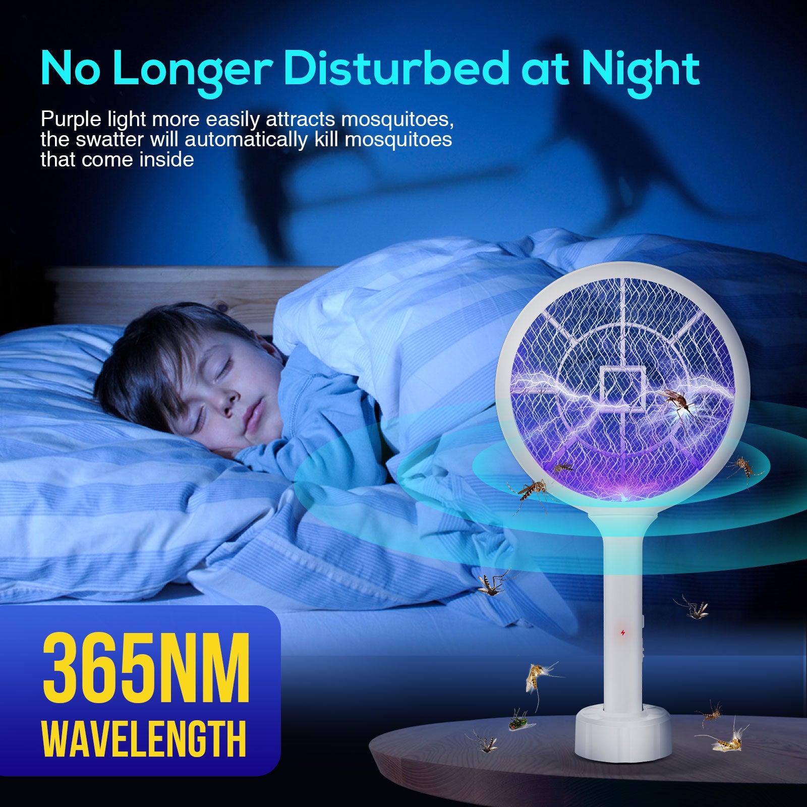 Electric Mosquito Swatter Mosquito Lamp