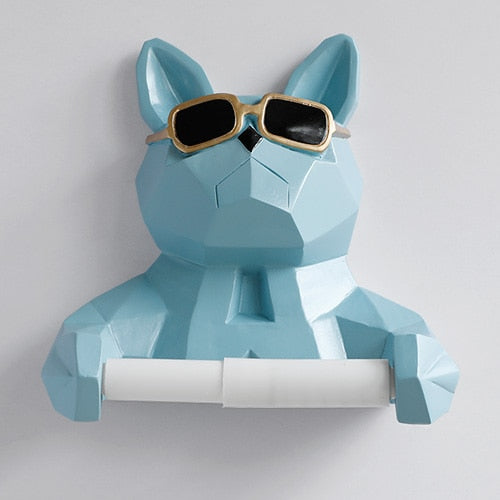 Animal Head Statue Figurine Hanging Tissue Holder