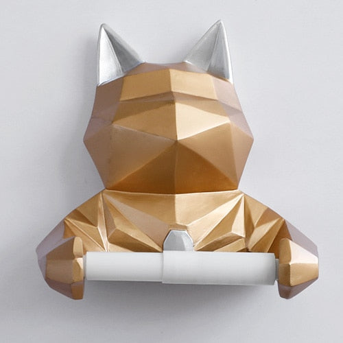 Animal Head Statue Figurine Hanging Tissue Holder